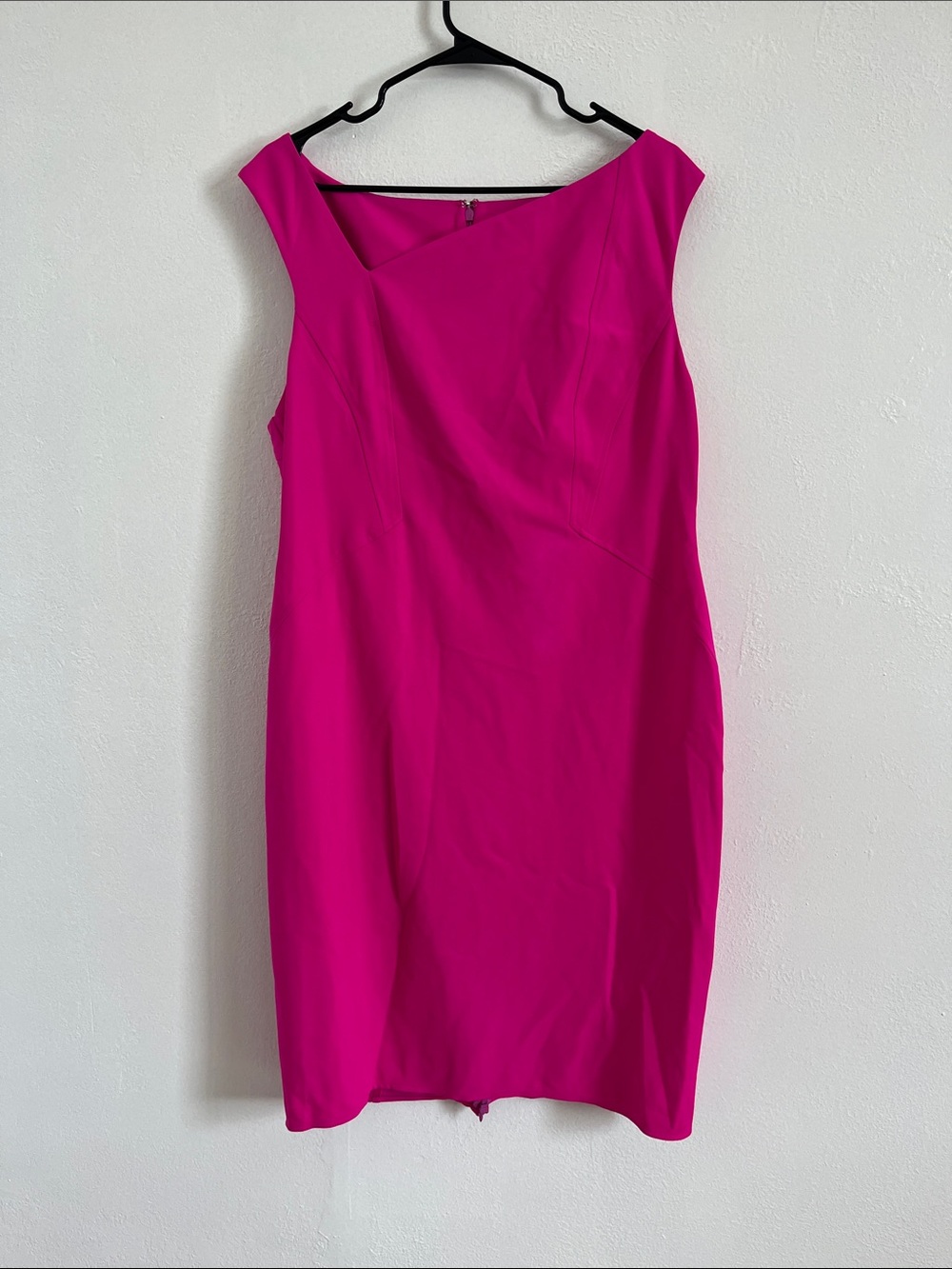Zac Posen Fuchsia Sheath Cocktail Dress New Size 16